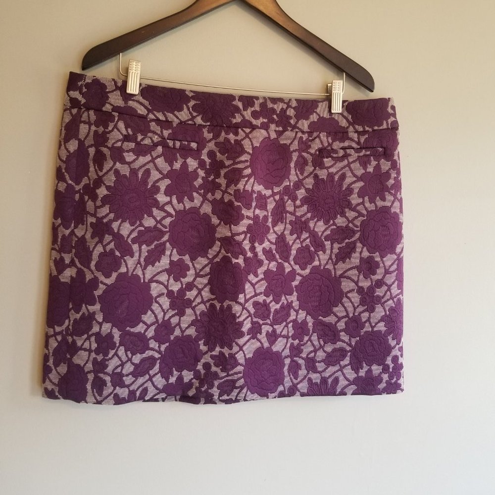 NWT The Loft Floral Skirt
